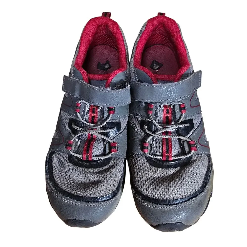 Merrell Trainers Youth Size 5 Trail Quest Washable Gray Leather Sneakers Shoes